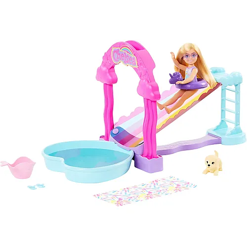 Barbie Chelsea Wasserrutschen-Spielset