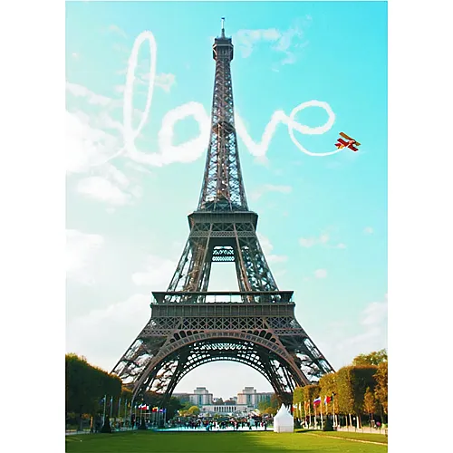 Gold Puzzle Love at Paris - 1000 Teile