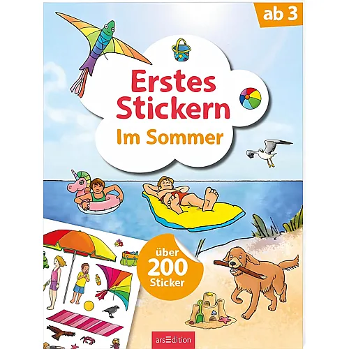 ars Edition Erstes Stickern: Im Sommer