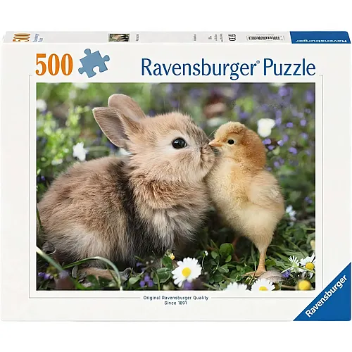 Ravensburger Puzzle Hase und K�ken (500Teile)