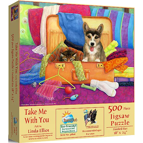 SunsOut Puzzle Linda Elliot Take Me With You - 500 Teile