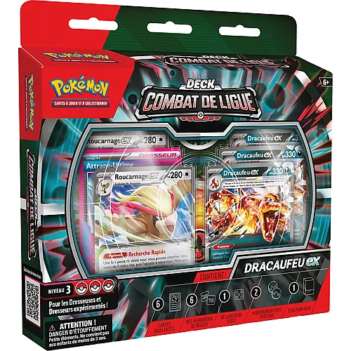 Pok�mon TCG Pok�mon Deck Combat de Ligue Dracaufeu-ex - Fran�ais