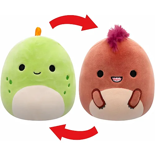 Squishmallows Flip-A-Mallows 12,7 cm, Kellytoy Pl�sch, Seanster & Kelly