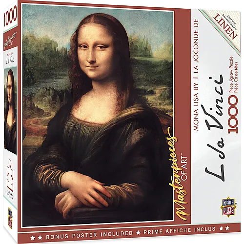 Master Pieces Puzzle Leonardo Da Vinci - Mona Lisa (1000Teile)