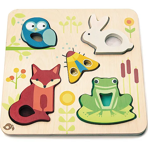Tender Leaf Toys Puzzle Waldtiere (5Teile)