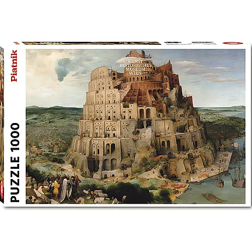Piatnik Puzzle Pieter Bruegel Turm vom Babel (1000Teile)