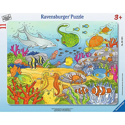 Ravensburger Puzzle Frhliche Meeresbewohner (11Teile)
