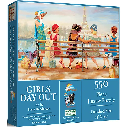 SunsOut Puzzle Steve Henderson M�dels-Ausflug - 550 Teile