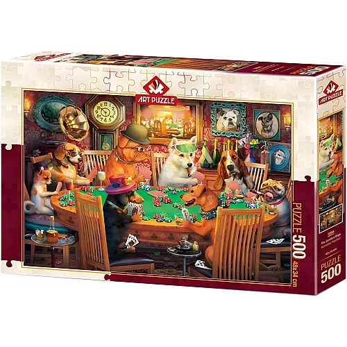 Art Puzzle The Gambler Dogs (500Teile)