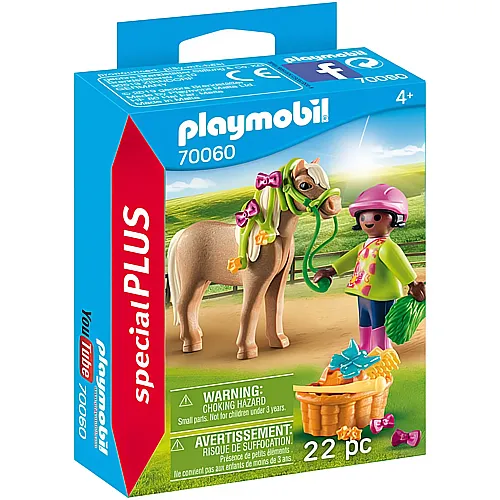 PLAYMOBIL specialPLUS Mdchen mit Pony (70060)