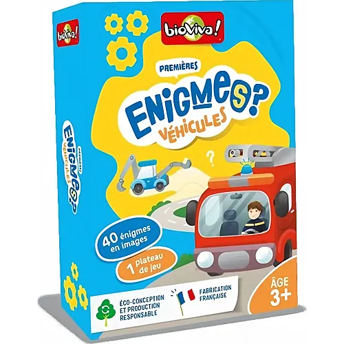 Bioviva Mes Premieres Enigmes Les Vehicules (FR)