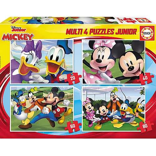 Educa Puzzle Mickey Mouse 4in Mickey & Friends (20/40/60/80)