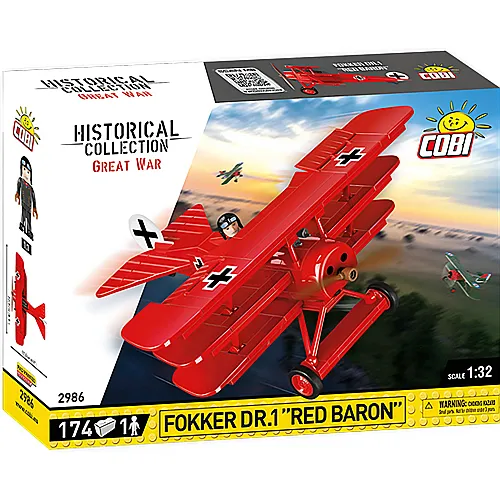 COBI Historical Collection Fokker Dr.I Red Baron (2986)