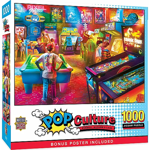 Master Pieces Puzzle Pop Culture Im Pinball-Himmel - 1000 Teile