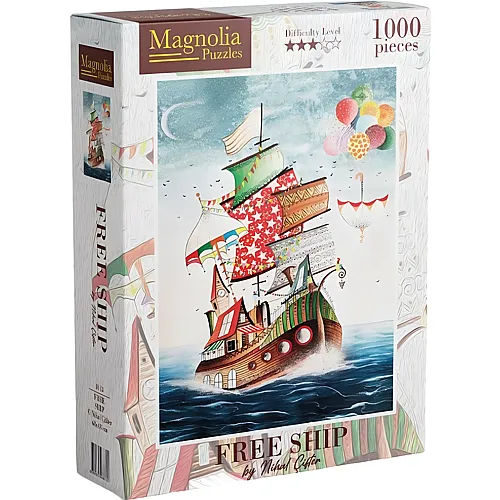 Magnolia Puzzle Nihal �ifter Free Ship - 1000 Teile