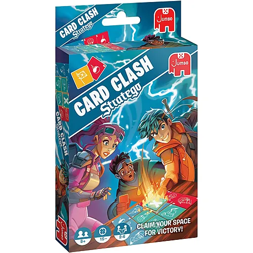Jumbo Spiele Stratego Kartenspiel - Mehrsprachig