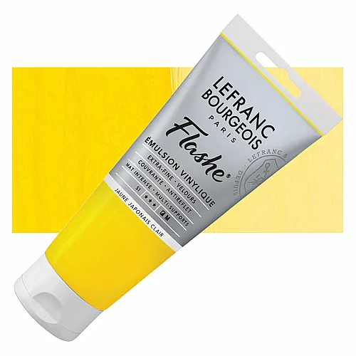 Lefranc Bourgeois Lfb Flashe Acryl 80ml Tube Japanischgelfb Hell