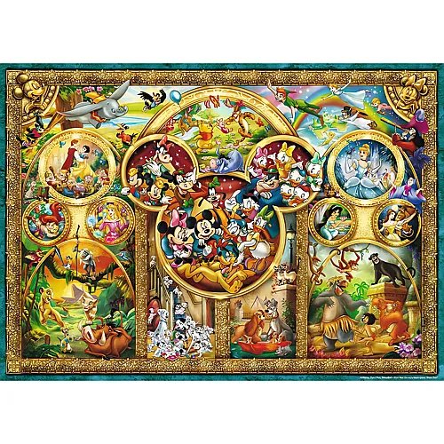 Ravensburger Puzzle Die sch�nsten Disney Themen - 1000 Teile