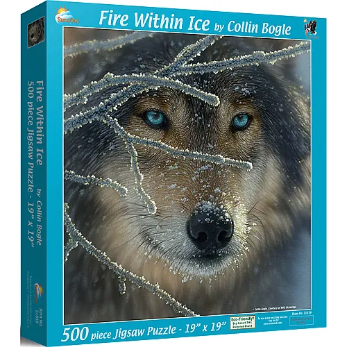 SunsOut Puzzle Collin Bogle Fire Within Ice (500Teile)