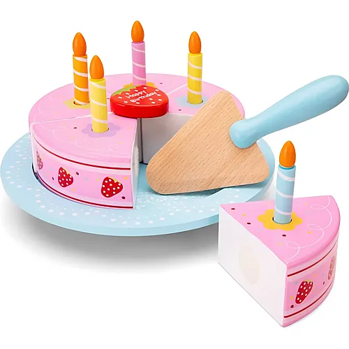 New Classic Toys Bon Appetit Geburtstagstorte zum Schneiden