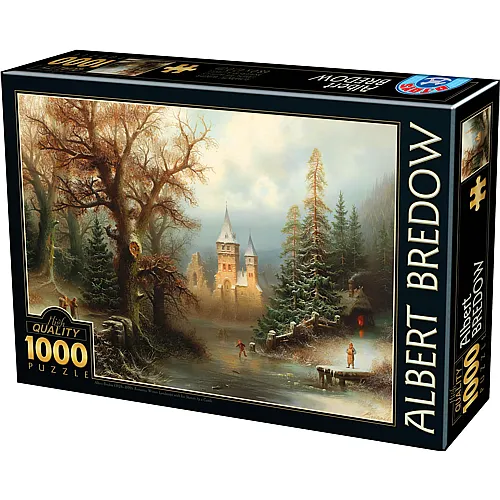 Romantische Winterlandschaft 1000Teile