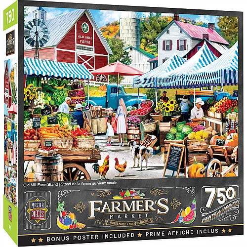 Bauernmarkt  Old Mill Farm 750Teile