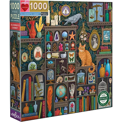 eeBoo Puzzle Cabinet of Alchemy (1000Teile)
