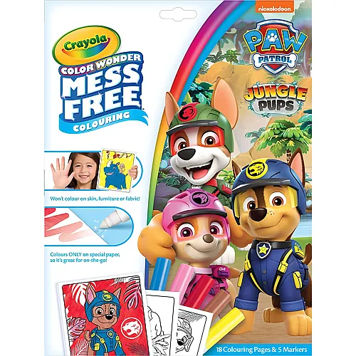 Paw Patrol Mess-Free Malbuch