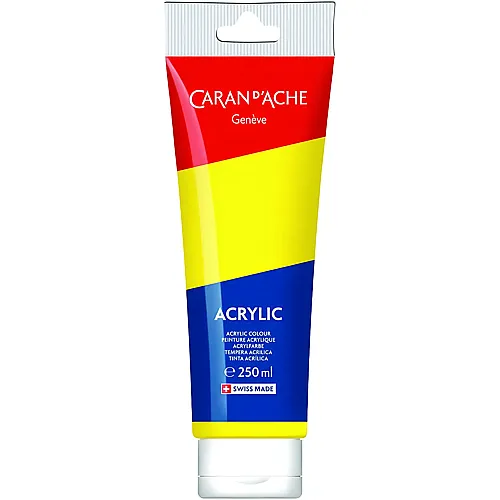 Caran d'Ache Acrylfarbe Gelb - 250 ml