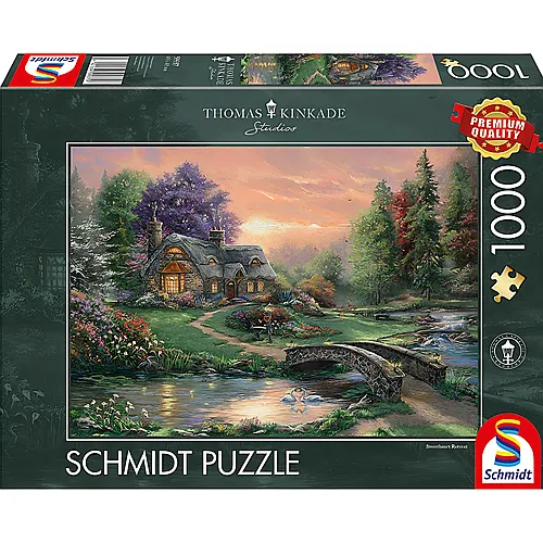 Schmidt Puzzle Thomas Kinkade Sweetheart Retreat (1000Teile)