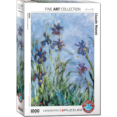 Eurographics Puzzle Fine Art Collection Claude Monet - Schwertlilien (Detail) (1000Teile)