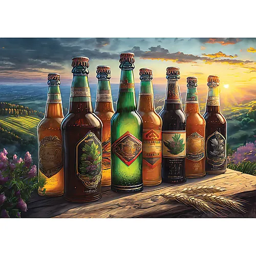 Art Puzzle Bierflaschen-Nostalgie - 1000 Teile