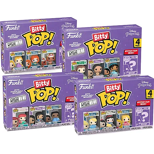 Funko Bitty Pop! 4er Pack Disney Princess