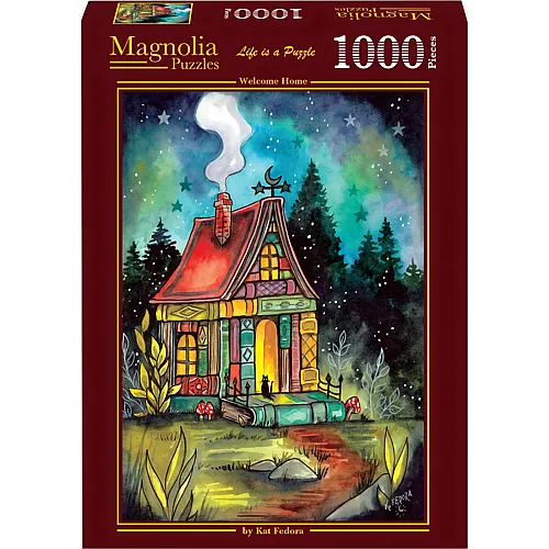 Magnolia Puzzle Puzzle 1000 Teile Willkommen zu Hause