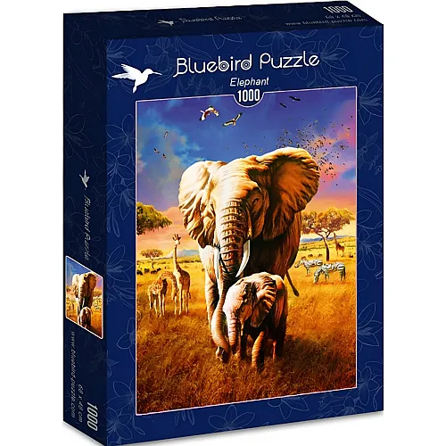 Bluebird Puzzle Elefanten - 1000 Teile