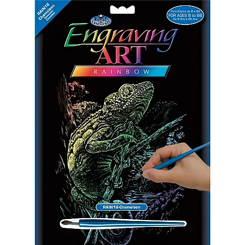 Royal & Langnickel R&l Gravures D'art Std Arc-en-ciel Cameleons 21.3x29.5cm