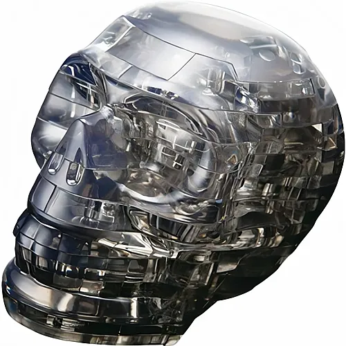 HCM Kinzel Crystal Puzzle Schwarzer Sch�del - 49 Teile