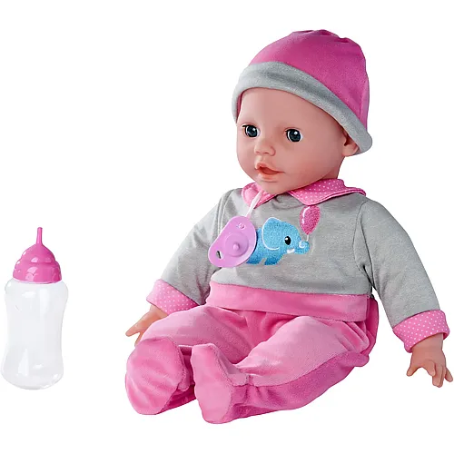 Simba Laura Weichk�rperpuppe mit Schlafaugen, brabbelt bei Bewegung - 40 cm