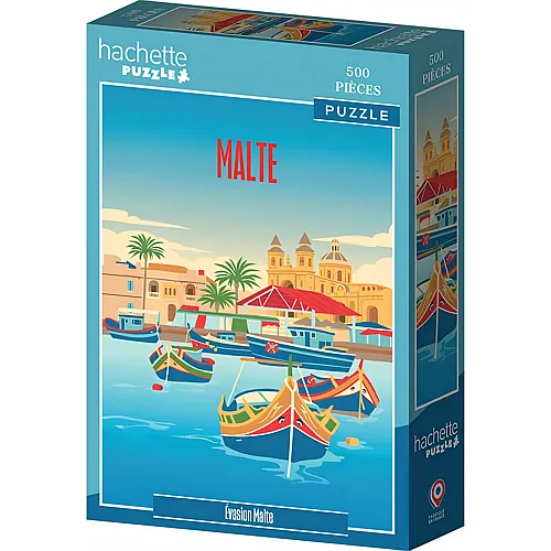 Hachette Puzzle Urlaubstr�ume Malta (500Teile)