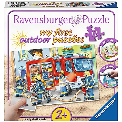 Ravensburger Puzzle Feuerwehr saust herbei (12Teile)