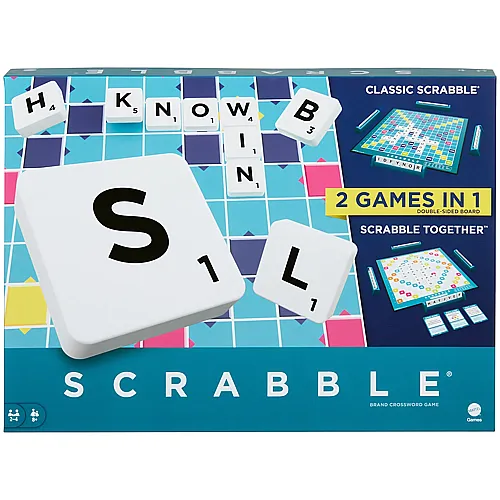 Mattel Games Scrabble Plus mit kooperativer Version (DE)