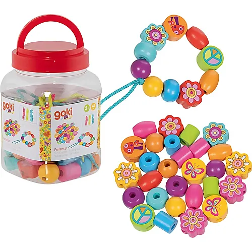 Perlenset Flower Power - 41 Teile