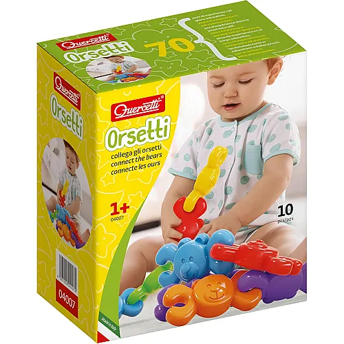 Quercetti Daisy B�re - ineinandergreifendes Spiel - 10 Teile