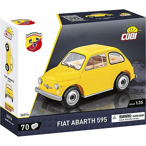 COBI Fiat Abarth 595 Gelb 24514