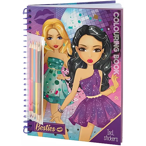 Creative Craft Group Besties Malbuch & Aufkleber