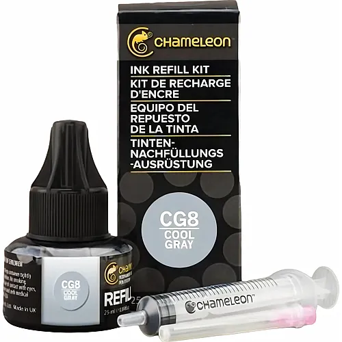 Chameleon Ink Refill 25ml - Cool Grey Cg8