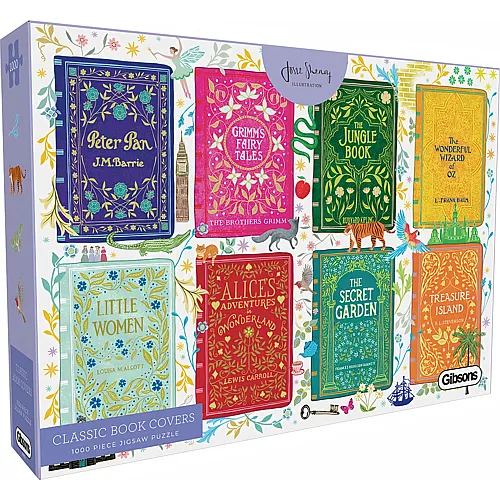 Gibsons Puzzle Klassische Buchcover - 1000 Teile