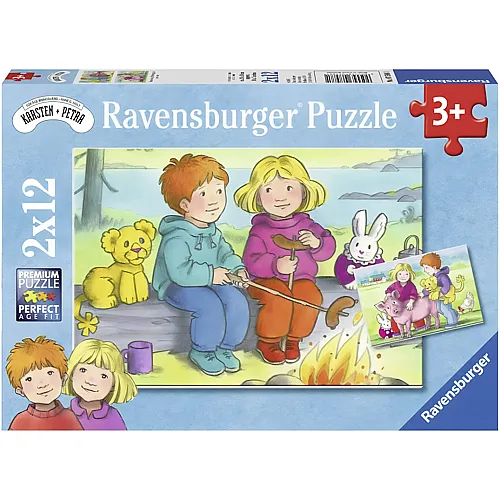 Ravensburger Puzzle 2in1 Goya heraus - 12 Teile