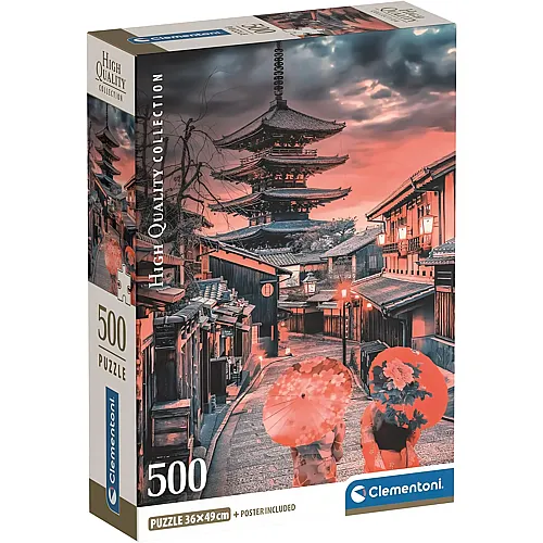 Clementoni Puzzle High Quality Collection Abend in Kyoto (500Teile)