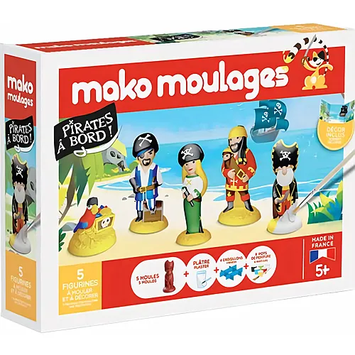 Mako Moulages Mako Coffret Pirates A Bord 5 Moules (FR)